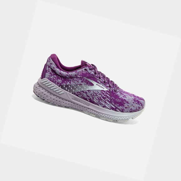 Chaussures Running Route Brooks Adrenaline GTS 21 Femme Lavande Bleu | GWVK97015