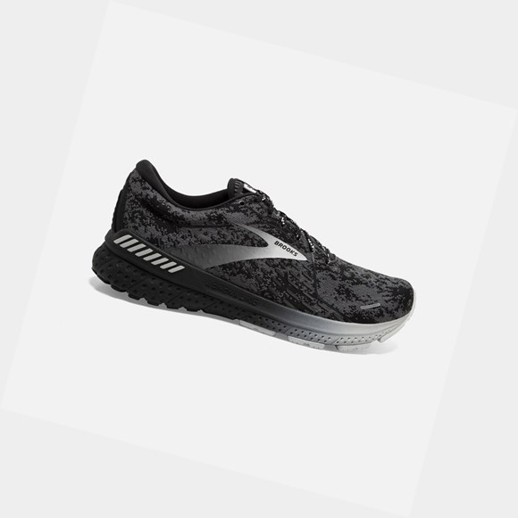 Chaussures Running Route Brooks Adrenaline GTS 21 Homme Noir Grise | JFNL37185