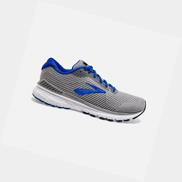 Chaussures Running Route Brooks Adrenaline GTS 20 Homme Grise Bleu Bleu Marine | MXIN73182