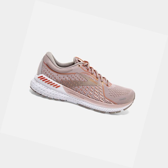 Chaussures Running Route Brooks Adrenaline GTS 21 Femme Cuivre | ZCKX78650