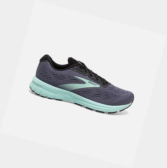 Chaussures Running Route Brooks Anthem 4 Femme Noir Bleu | FSLP54629
