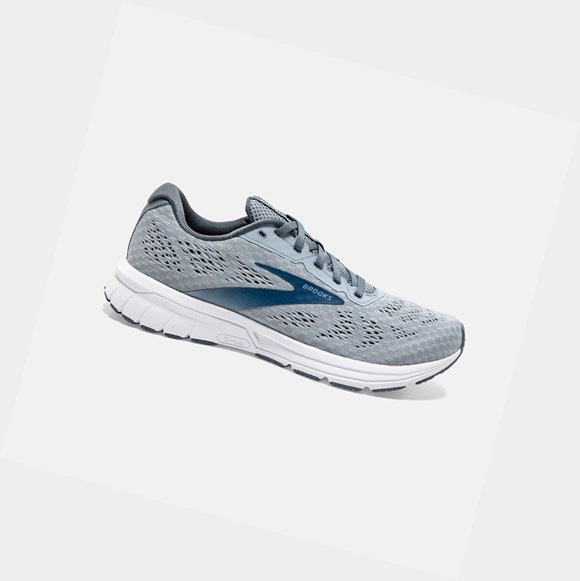Chaussures Running Route Brooks Anthem 4 Homme Grise Bleu Foncé | HSGO43971