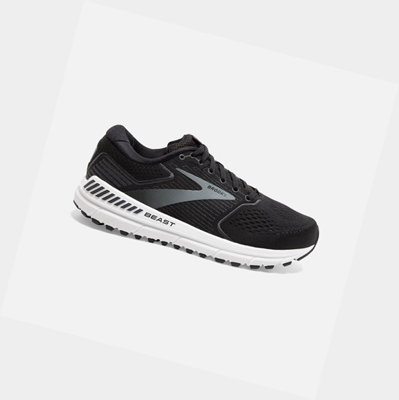 Chaussures Running Route Brooks Beast '20 Homme Noir Grise | RZOU57136