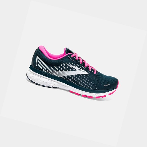 Chaussures Running Route Brooks Ghost 13 Femme Rose | AYGO61347