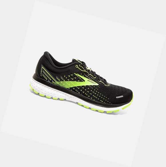 Chaussures Running Route Brooks Ghost 13 Homme Noir Blanche | CRWB84105