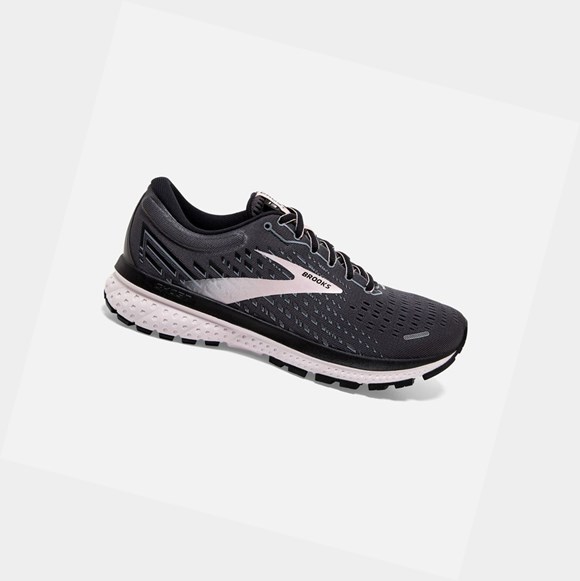 Chaussures Running Route Brooks Ghost 13 Femme Noir | UOFH80659