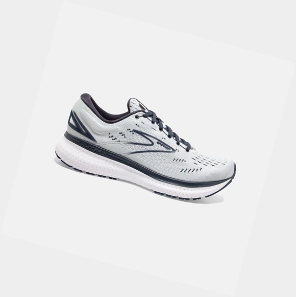 Chaussures Running Route Brooks Glycerin 19 Femme Grise Blanche | FVUC07591