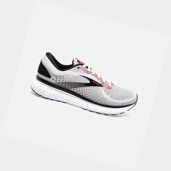 Chaussures Running Route Brooks Glycerin 18 Homme Grise Noir Rouge | GXYR93627