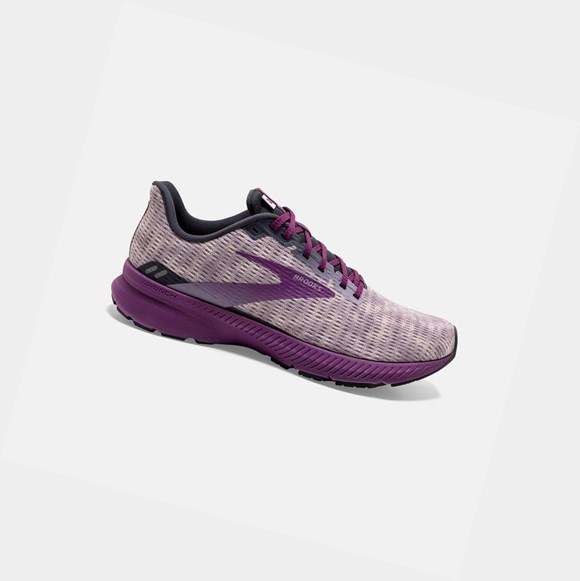 Chaussures Running Route Brooks Launch 8 Femme Iris / Ombre / Violet | HYEC87541