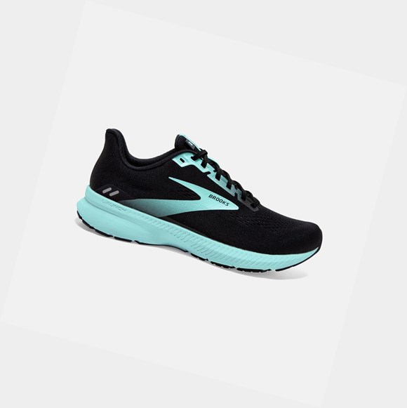 Chaussures Running Route Brooks Launch 8 Femme Noir Bleu | YFVO63278