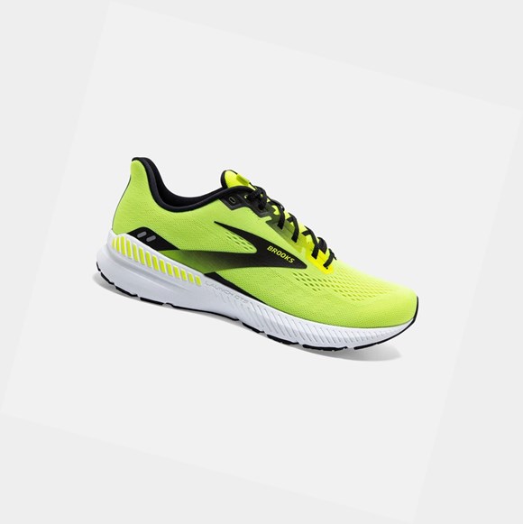 Chaussures Running Route Brooks Launch GTS 8 Homme Noir Blanche | AOIX37029