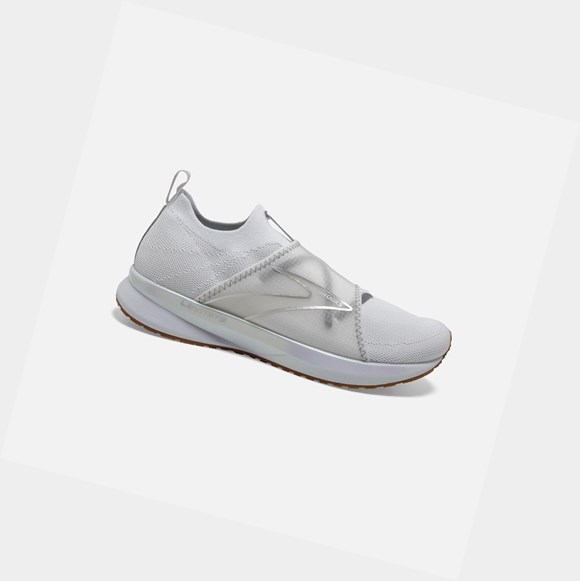 Chaussures Running Route Brooks Levitate 4 LE Femme Blanche Argent | FPYV51476