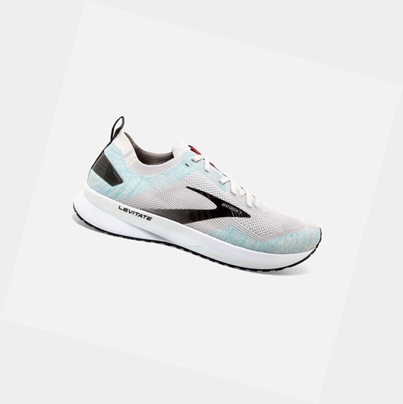 Chaussures Running Route Brooks Levitate 4 Homme Grise Noir | QMEW45261
