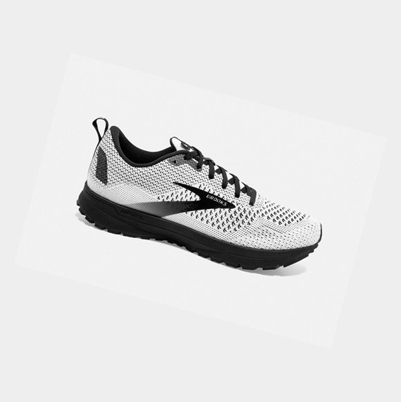 Chaussures Running Route Brooks Revel 4 Femme Blanche Noir | NOIF71690