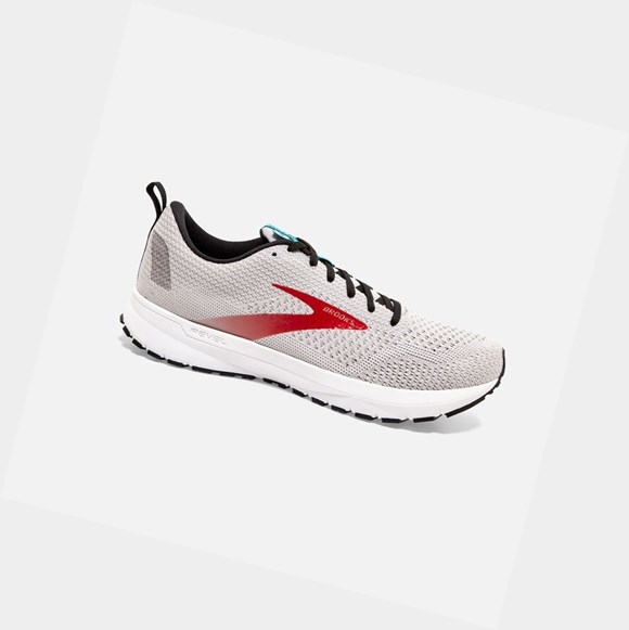 Chaussures Running Route Brooks Revel 4 Homme Grise Noir | QBHV73815