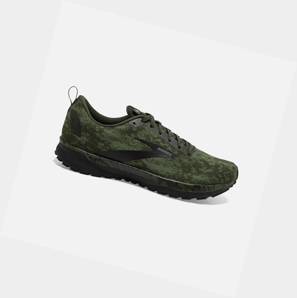Chaussures Running Route Brooks Revel 4 Homme Vert Noir Vert | QFBS45267