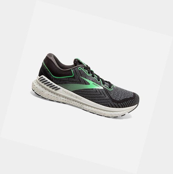 Chaussures Running Route Brooks Transcend 7 Femme Noir Vert | GEHQ30561