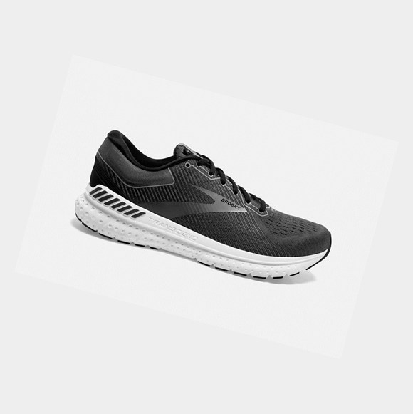 Chaussures Running Route Brooks Transcend 7 Homme Noir Grise | ILEQ03185