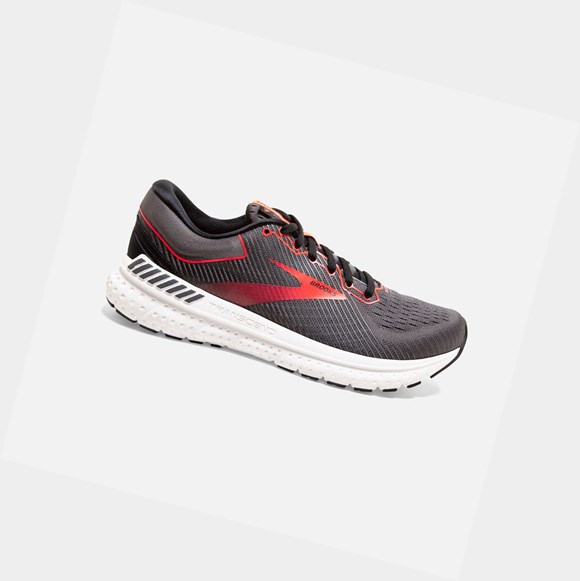 Chaussures Running Route Brooks Transcend 7 Femme Noir Corail | KPIR63245
