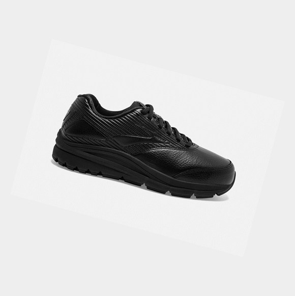 Chaussures de Marche Brooks Addiction Walker 2 Femme Noir Noir | HONC53947