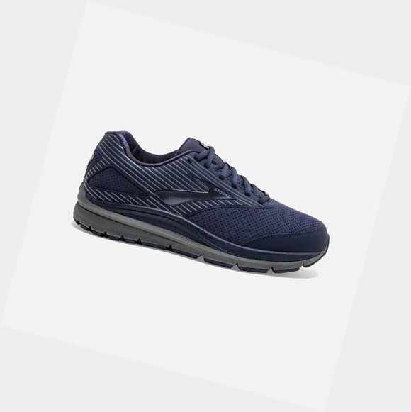 Chaussures de Marche Brooks Addiction Walker Daim Homme Peacoat / Shade / Peacoat | SXIO02586