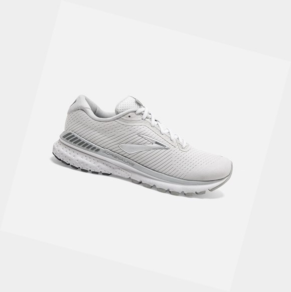 Chaussures de Marche Brooks Adrenaline GTS 20 Femme Blanche Grise Argent | VALI28543