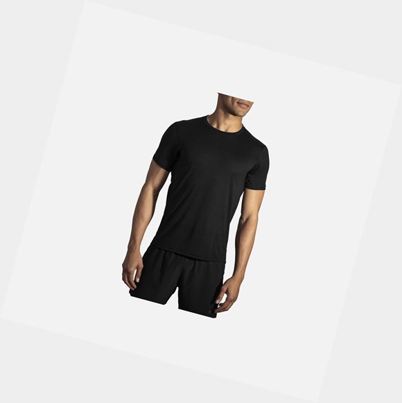 Hauts Brooks Distance Sleeve Homme Noir | EUMY30875