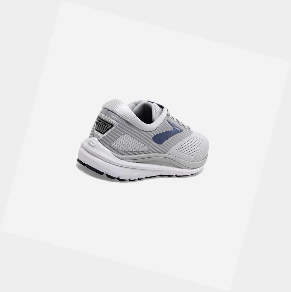 Chaussures Running Route Brooks Addiction 14 Femme Oyster / Alloy / Marlin | AUEY62540