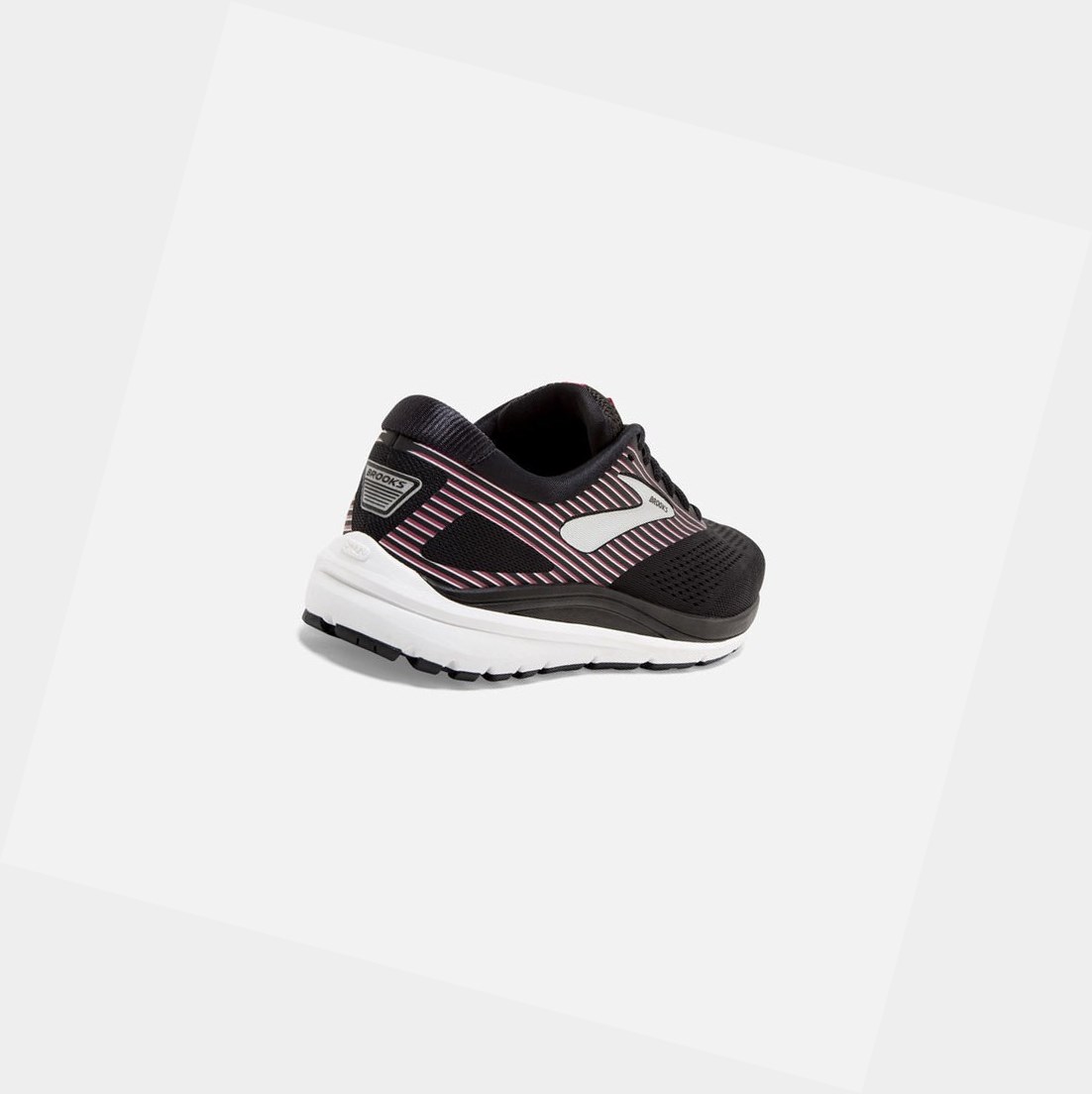 Chaussures Running Route Brooks Addiction 14 Femme Noir Rose Argent | KRZM34586