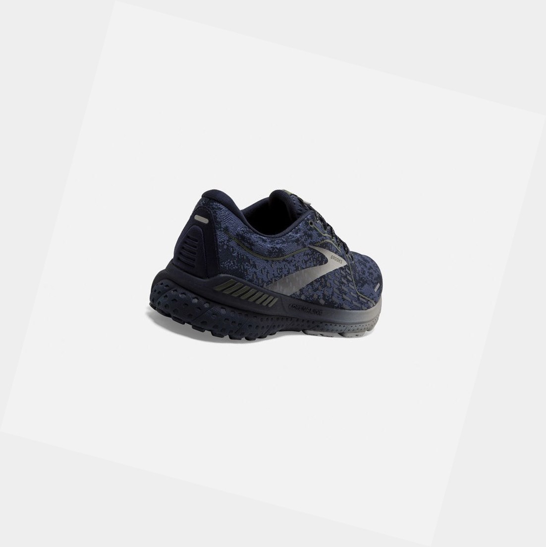 Chaussures Running Route Brooks Adrenaline GTS 21 Homme Bleu Marine Grise | ASNZ04532