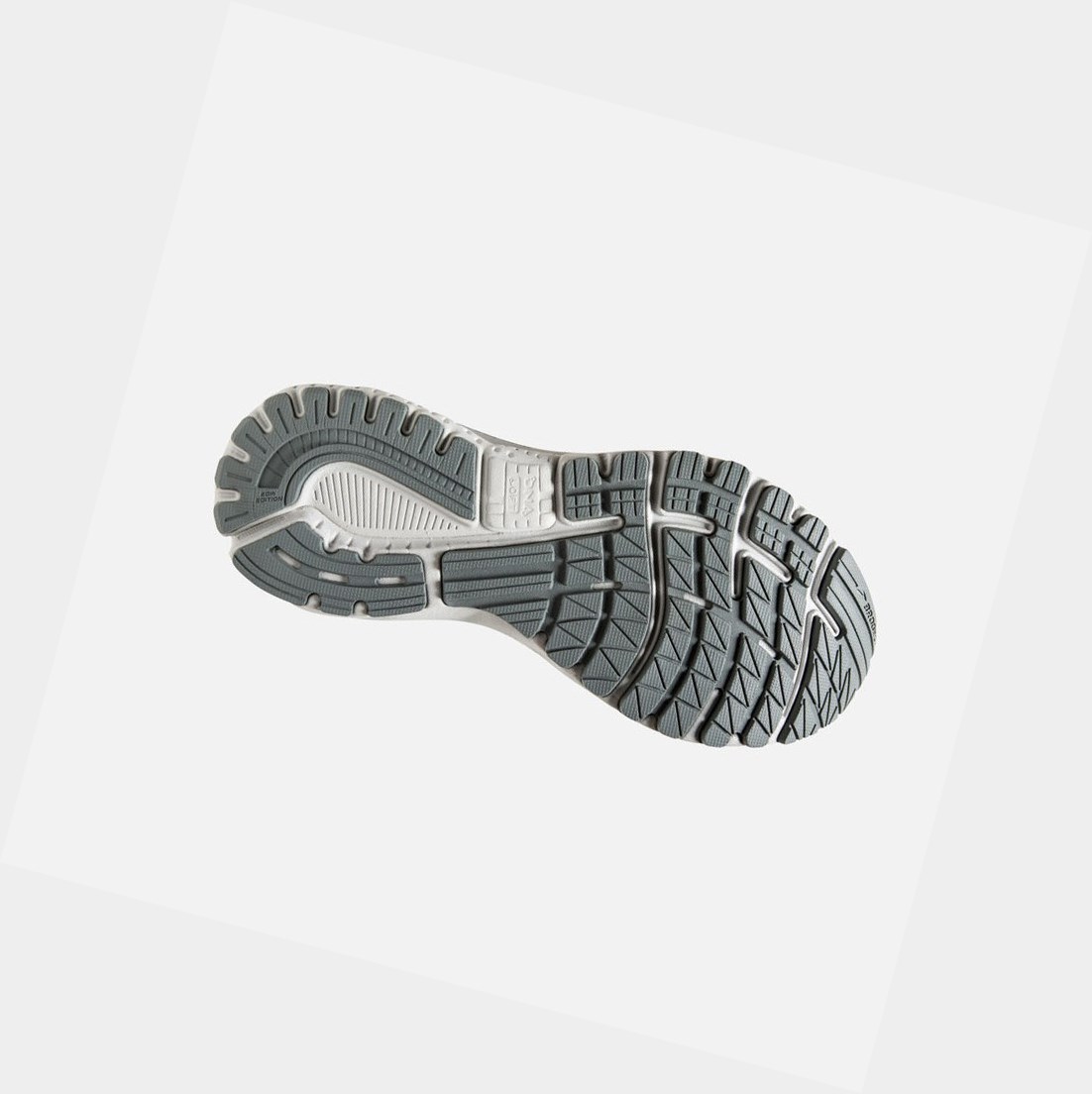 Chaussures Running Route Brooks Adrenaline GTS 20 Femme Blanche Grise Doré | CFBG90576