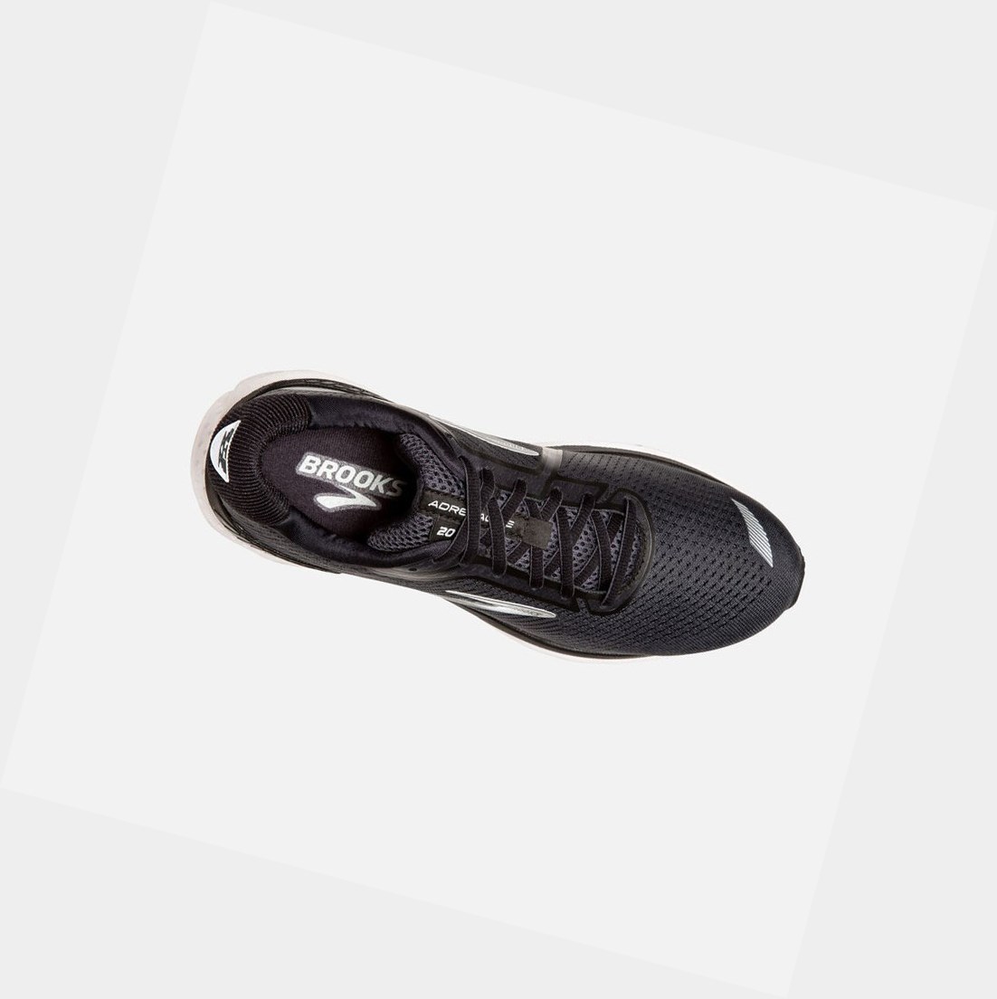 Chaussures Running Route Brooks Adrenaline GTS 20 Femme Noir Grise | FDOL79104