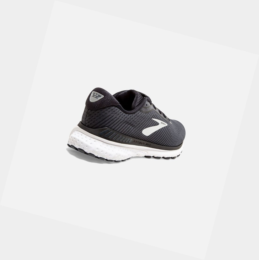 Chaussures Running Route Brooks Adrenaline GTS 20 Femme Noir Grise | FDOL79104