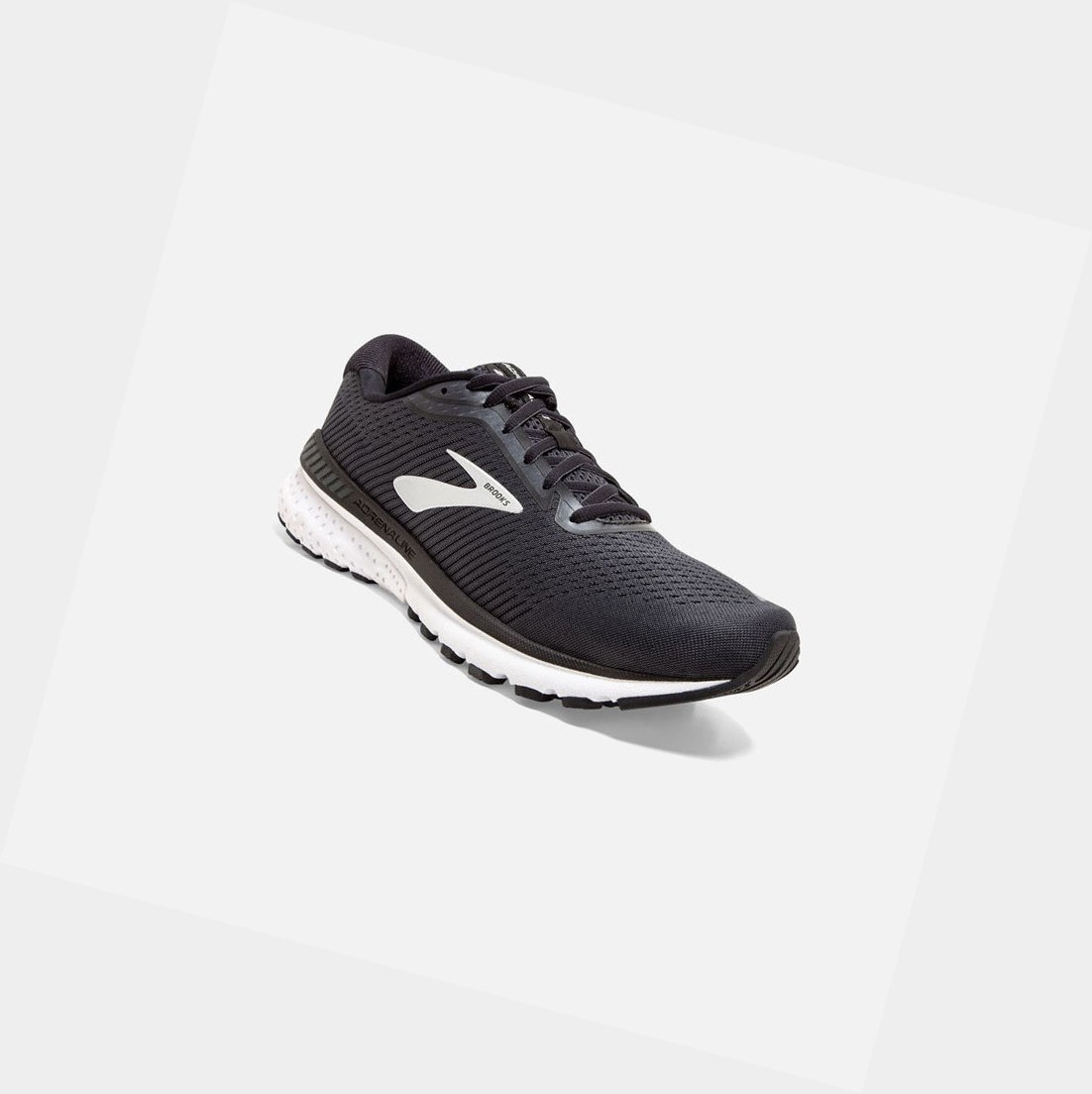 Chaussures Running Route Brooks Adrenaline GTS 20 Femme Noir Grise | FDOL79104