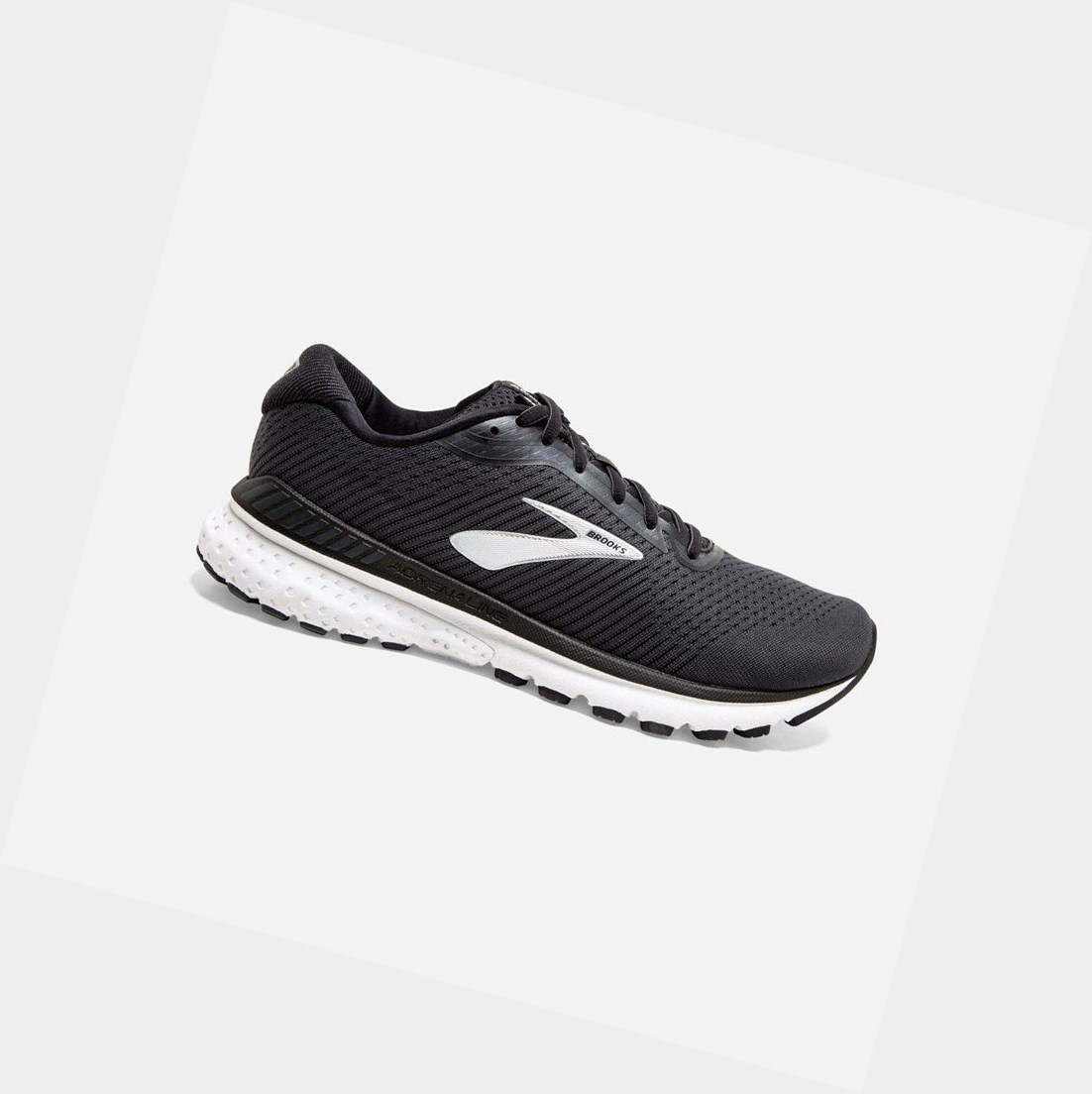 Chaussures Running Route Brooks Adrenaline GTS 20 Femme Noir Grise | FDOL79104