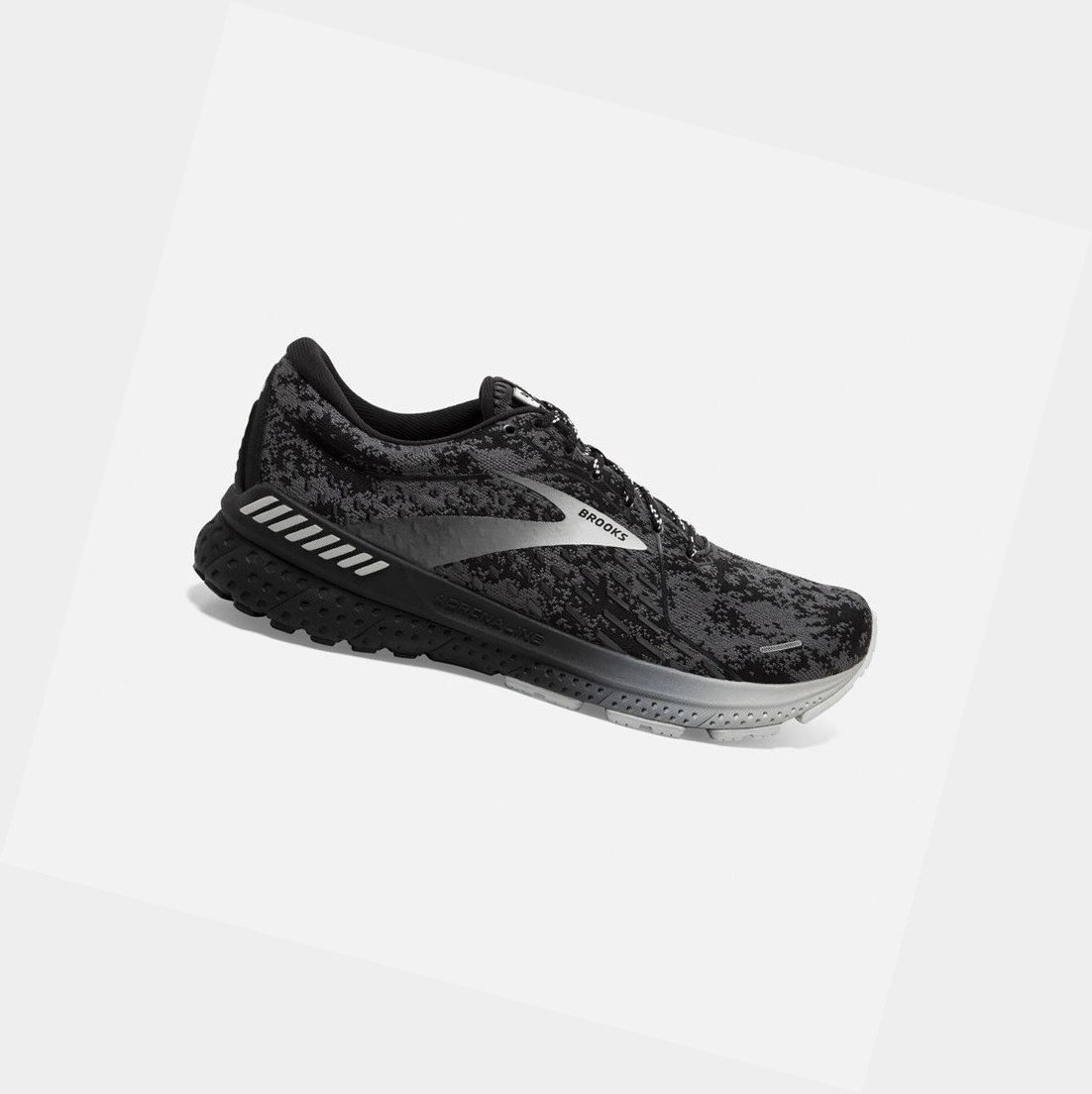 Chaussures Running Route Brooks Adrenaline GTS 21 Homme Noir Grise | JFNL37185