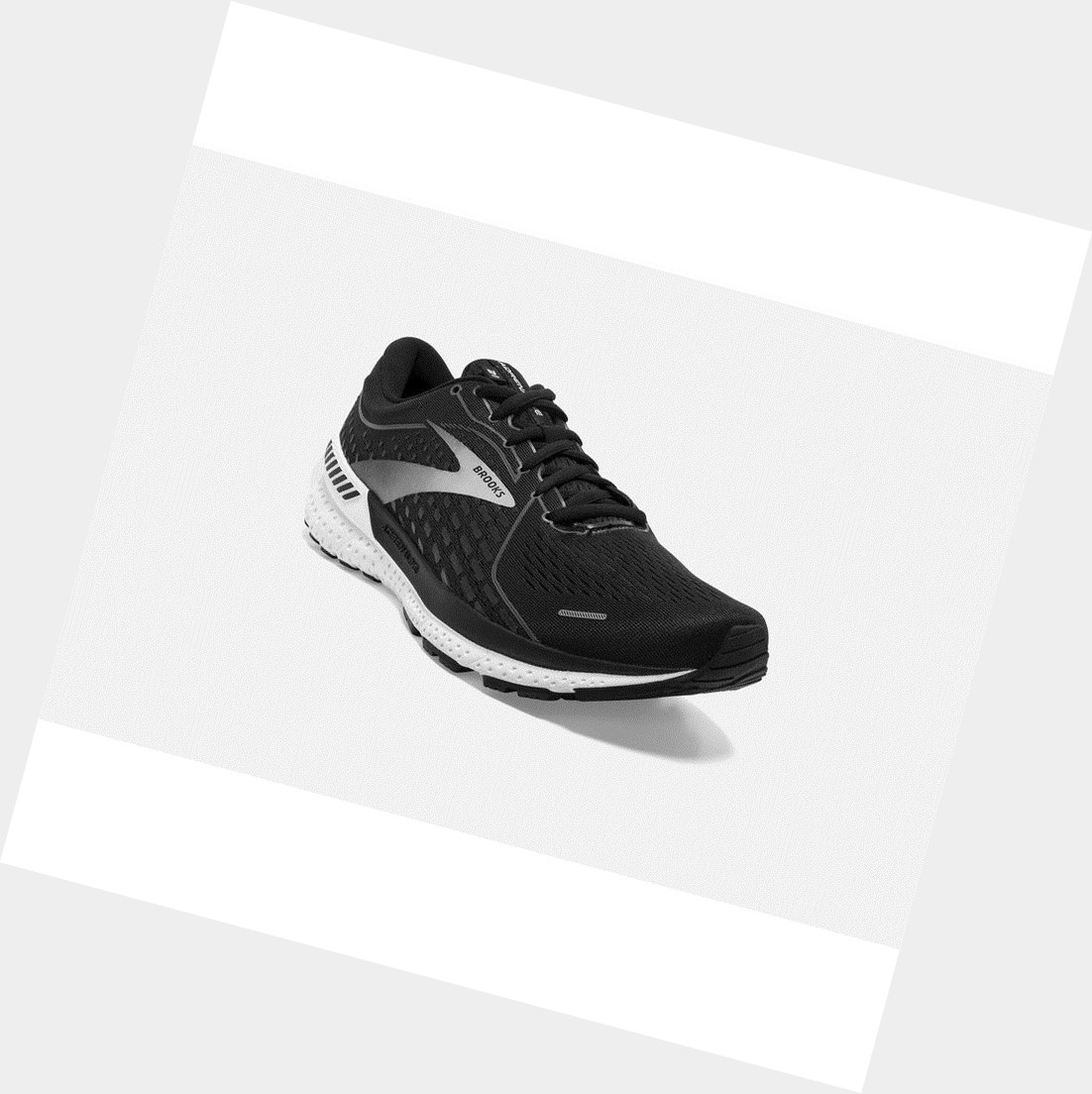 Chaussures Running Route Brooks Adrenaline GTS 21 Homme Noir Blanche | MARE21965