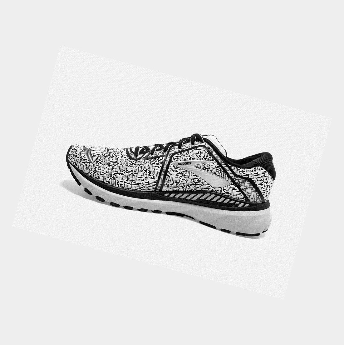 Chaussures Running Route Brooks Adrenaline GTS 20 Femme Blanche Noir | MYCB07518