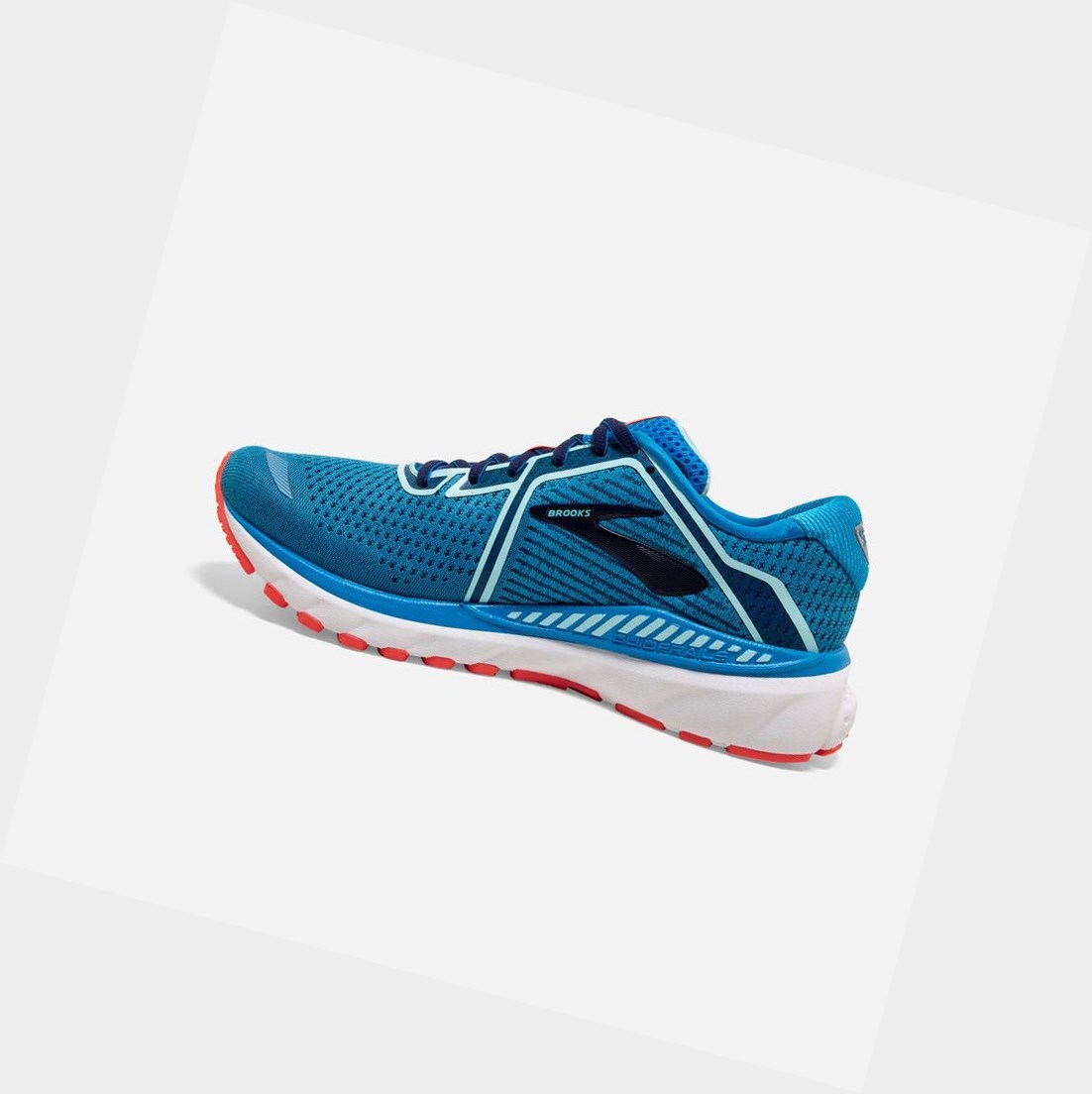 Chaussures Running Route Brooks Adrenaline GTS 20 Femme Bleu Bleu Marine Corail | NZHP21497