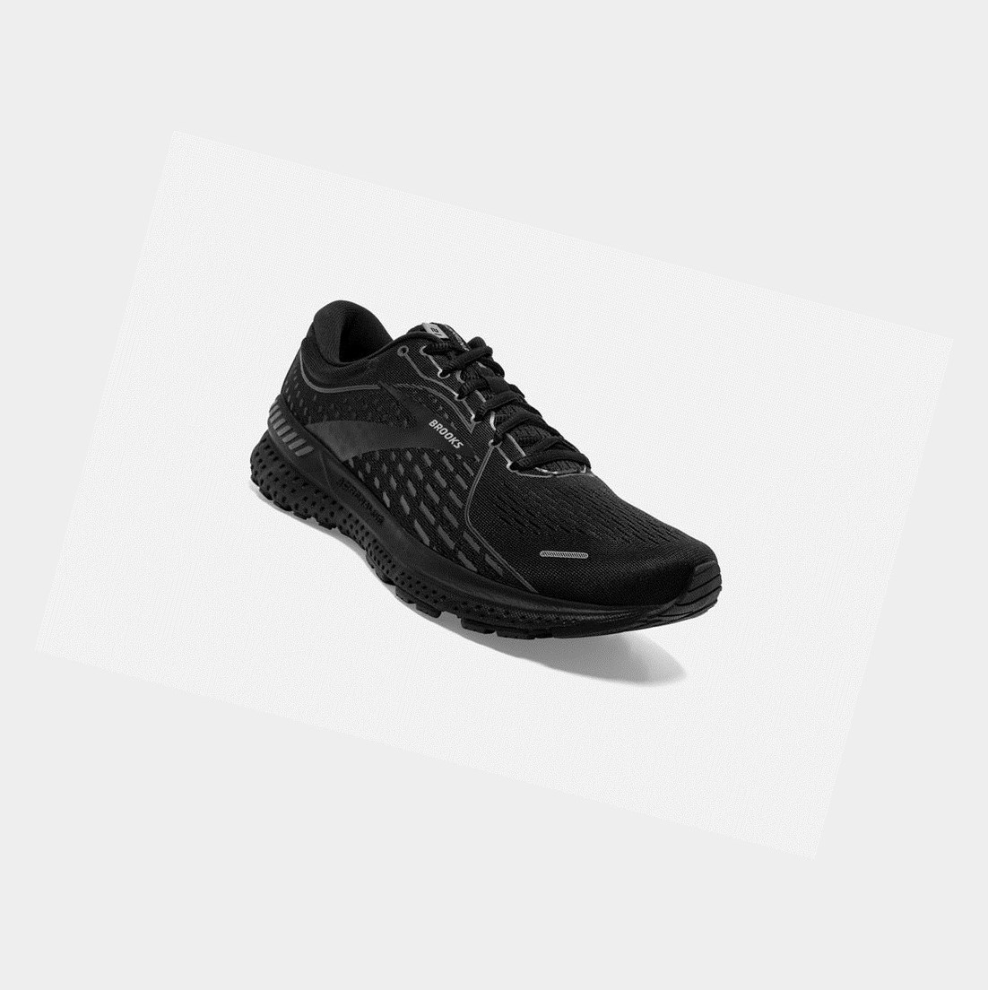 Chaussures Running Route Brooks Adrenaline GTS 21 Homme Noir Noir | QMUS59061