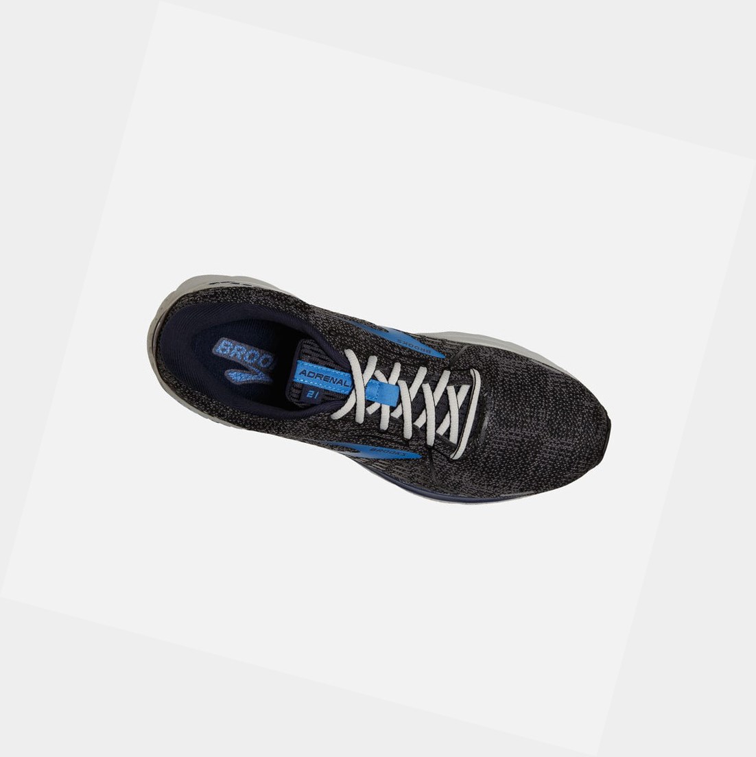 Chaussures Running Route Brooks Adrenaline GTS 21 Homme Noir Bleu | RPUB24619