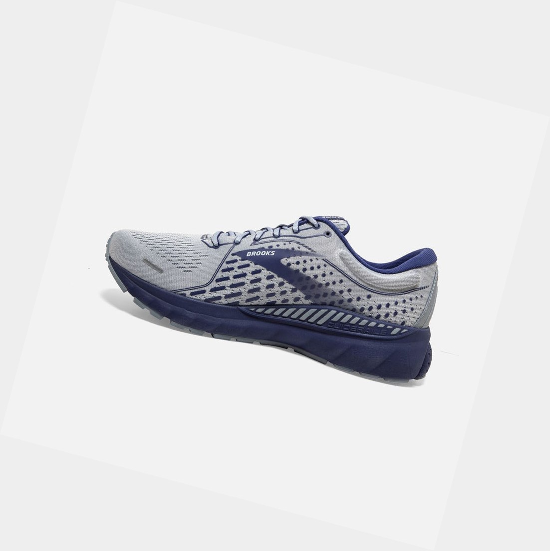 Chaussures Running Route Brooks Adrenaline GTS 21 Homme Grise Noir | RTUK79238