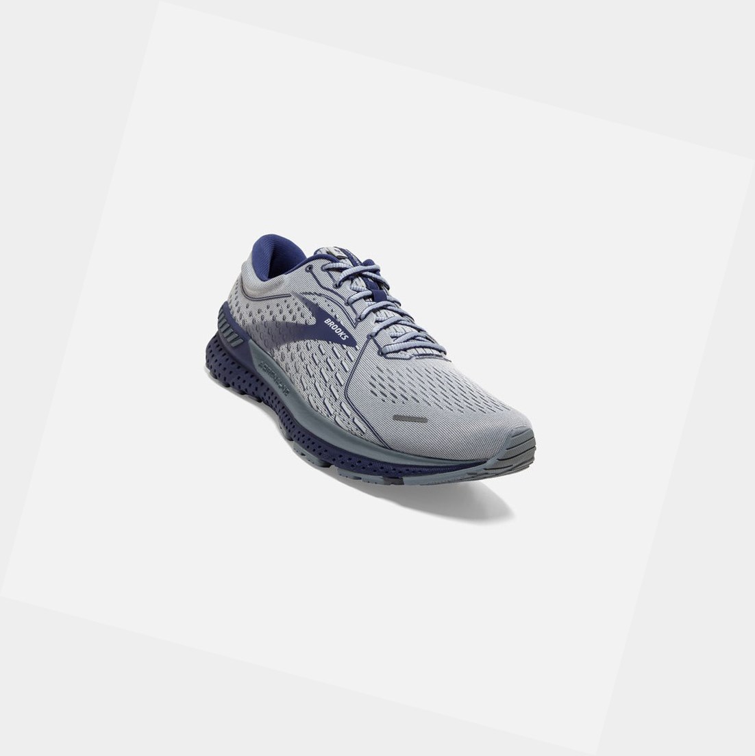Chaussures Running Route Brooks Adrenaline GTS 21 Homme Grise Noir | RTUK79238