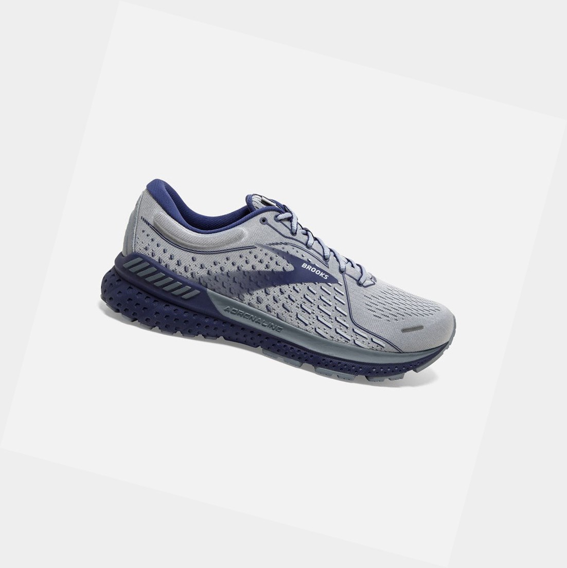 Chaussures Running Route Brooks Adrenaline GTS 21 Homme Grise Noir | RTUK79238
