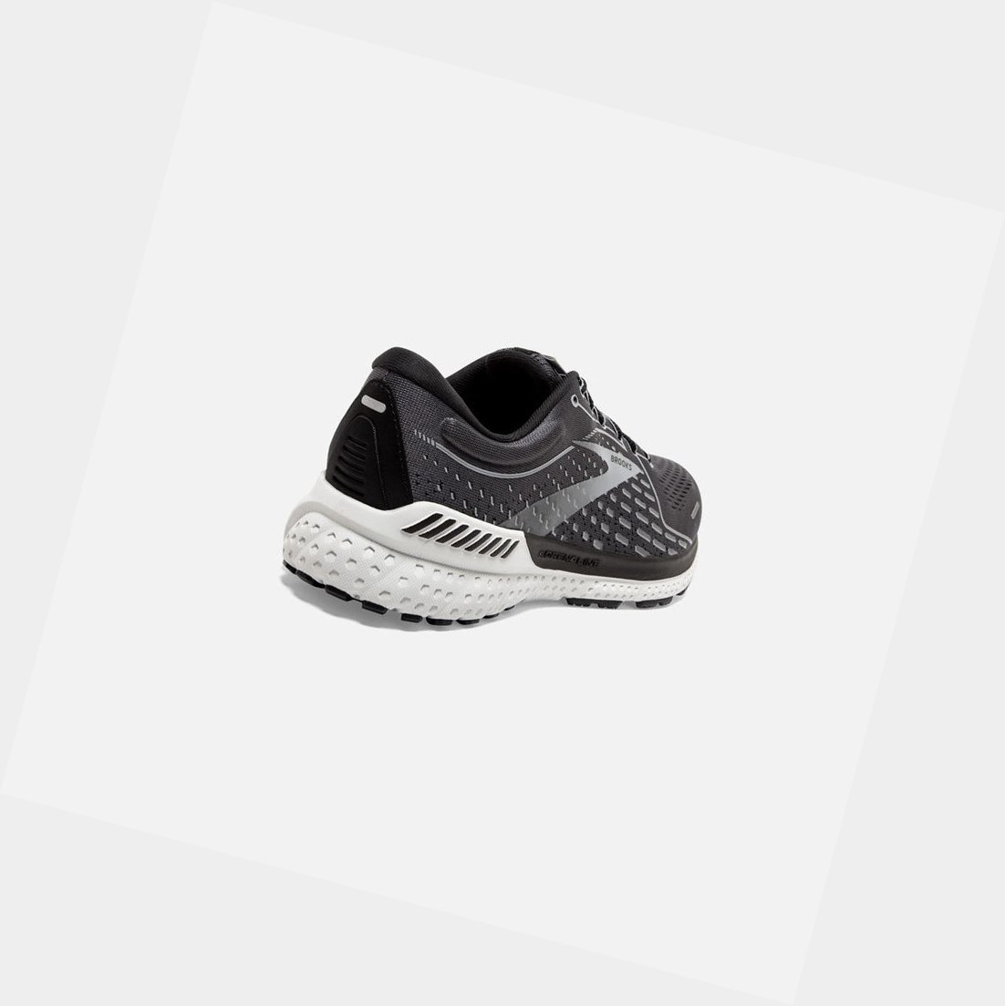 Chaussures Running Route Brooks Adrenaline GTS 21 Homme Noir Grise | RUPG67951