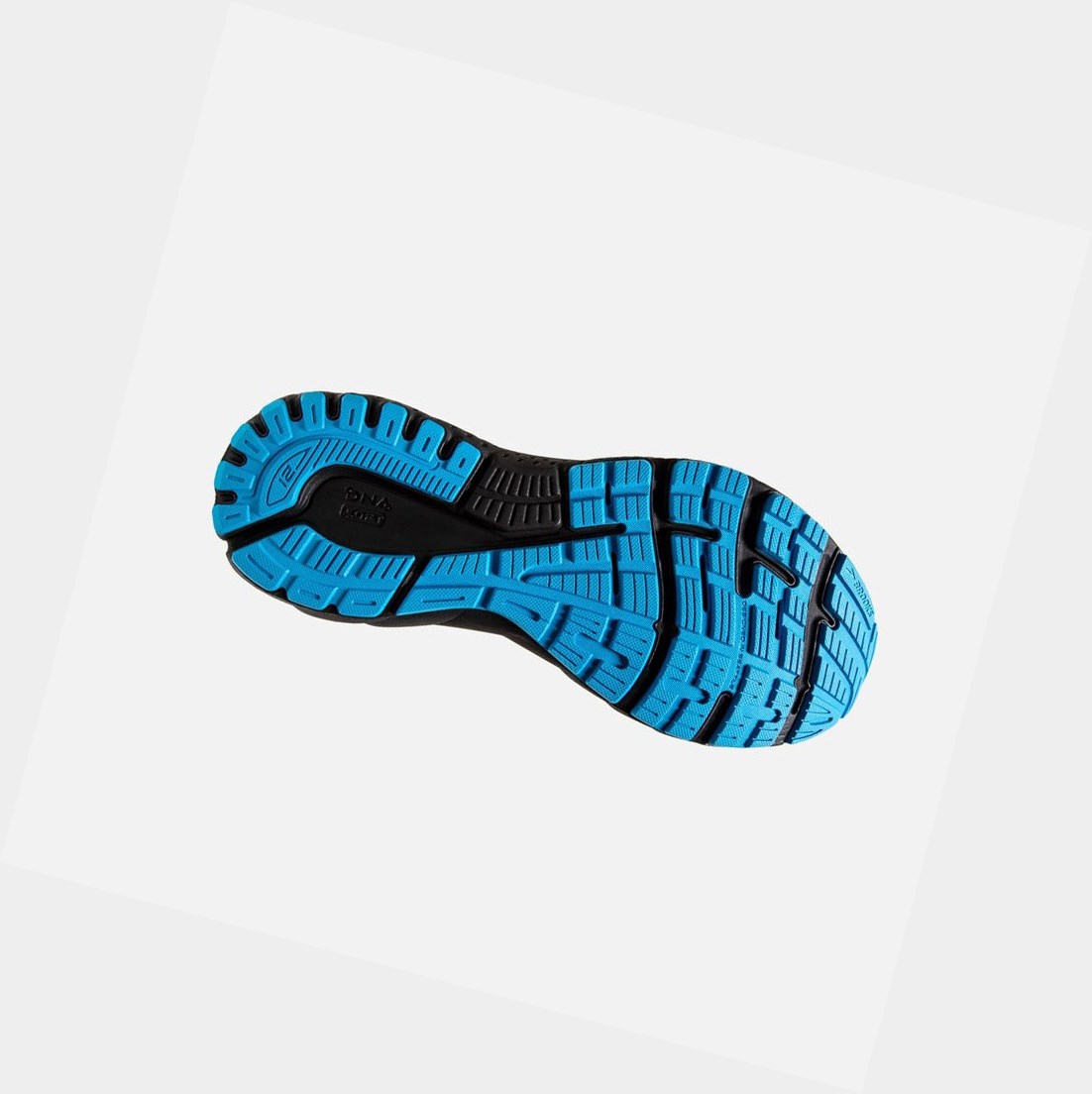 Chaussures Running Route Brooks Adrenaline GTS 21 Homme Blanche Grise Bleu | TPXN72806