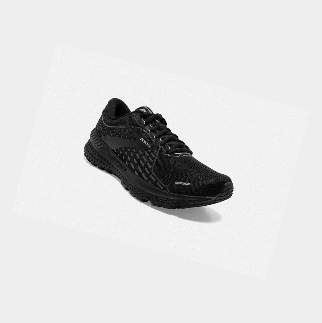 Chaussures Running Route Brooks Adrenaline GTS 21 Femme Noir Noir | XFPN76243