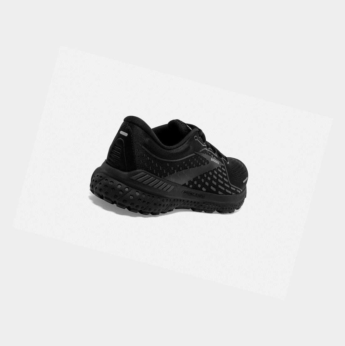 Chaussures Running Route Brooks Adrenaline GTS 21 Femme Noir Noir | XFPN76243