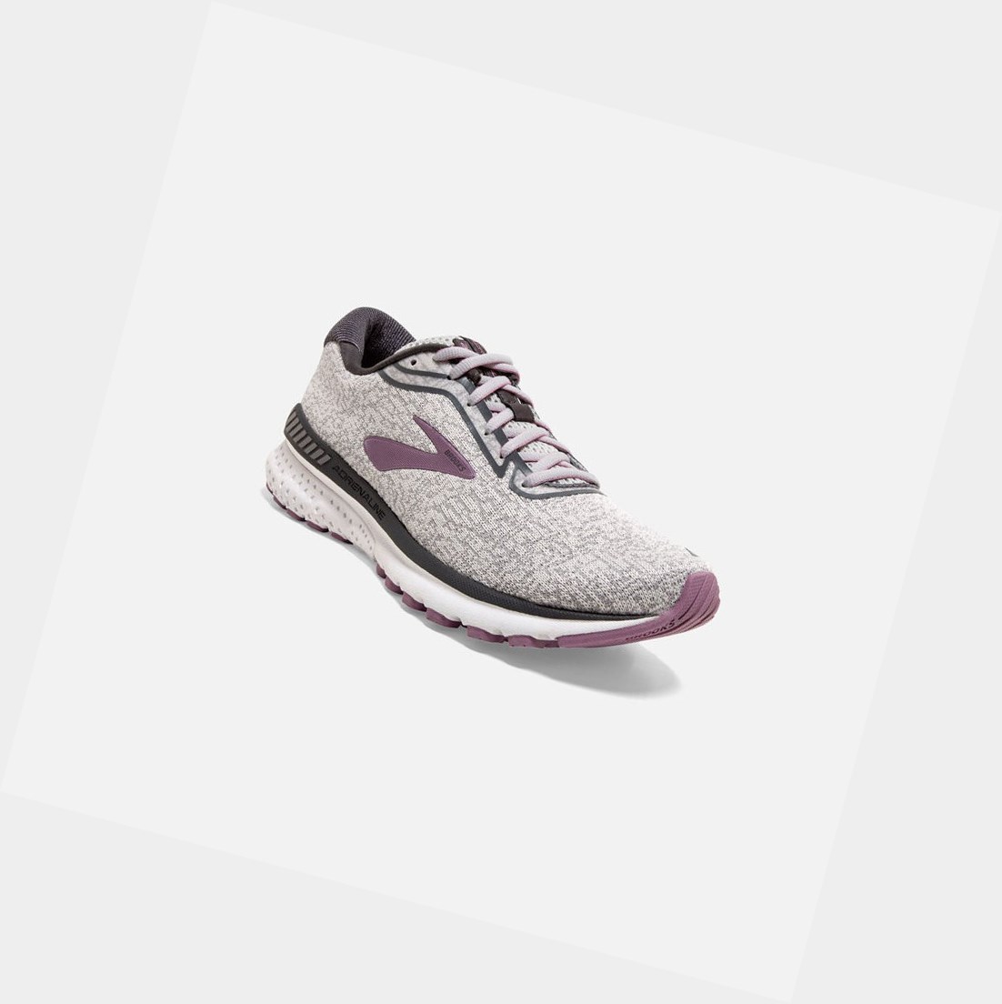 Chaussures Running Route Brooks Adrenaline GTS 20 Femme Grise Blanche | YFHC12476
