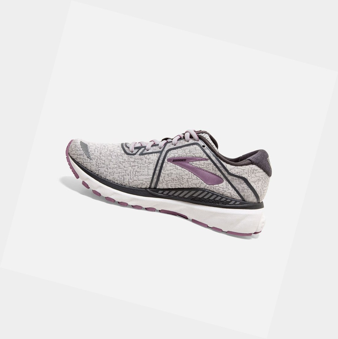 Chaussures Running Route Brooks Adrenaline GTS 20 Femme Grise Blanche | YFHC12476